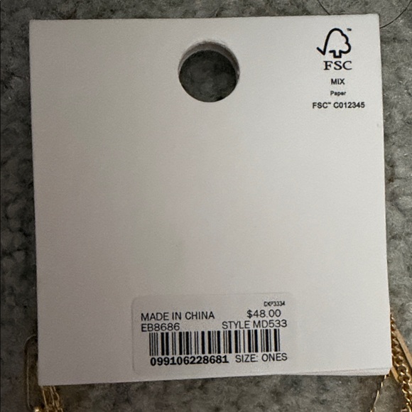 Madewell Gold Layered Necklace with Pendants - Picture 4 of 4